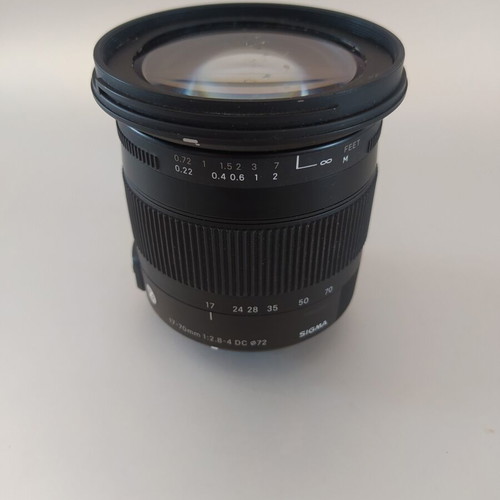 Sigma 17-70mm f2.8-4 DC Macro OSHSM lens used, compatible with Nikon F and Z