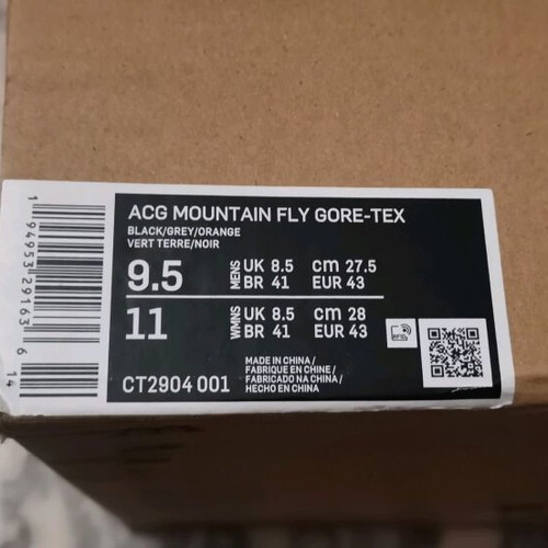 Nike ACG Mountain Goretex athletic shoes like new, size 43