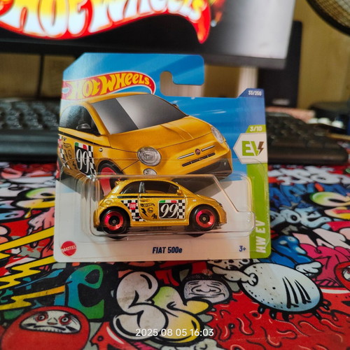Hot Wheels Fiat 500e new
