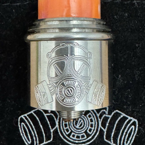 Armageddon Apocalypse Gen 2 RDA silver color like new, special piece