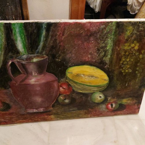 Oil painting artwork by artist M. Koufoudakis