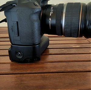 Canon eos50d + φακός Canon 17,55mm 2,8 διάφραγμα + φορτιστής + μπαταρία