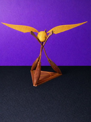 The Golden Snitch 3D printed ornament like new, PLA