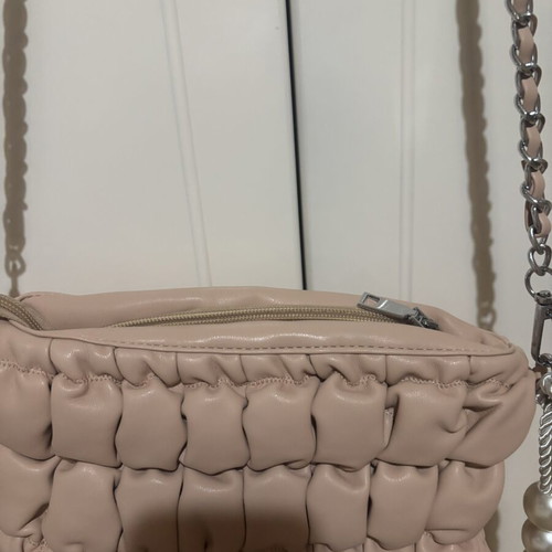 Crossbody bag like new, beige