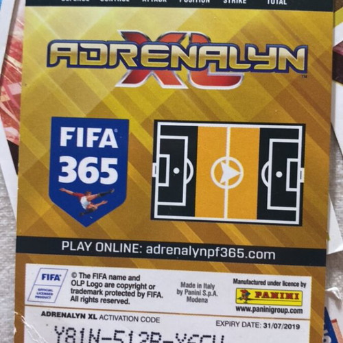 Panini cards pack of 23 like new