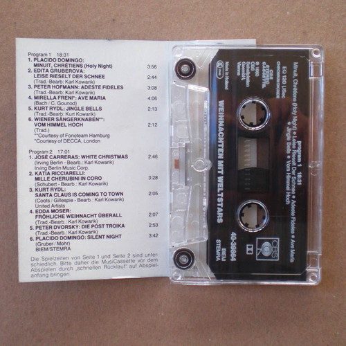 Various Weihnachten mit Weltstars cassette used, classical