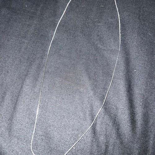 Set of stainless steel necklaces new, 60cm and 50cm, silver