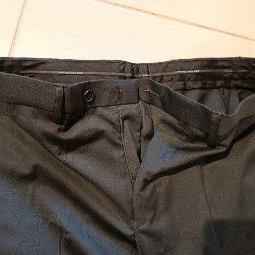 M&S Man men's fabric pants like new, navy blue, size M