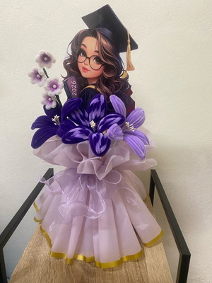 Handmade bouquet new, ideal graduation gift