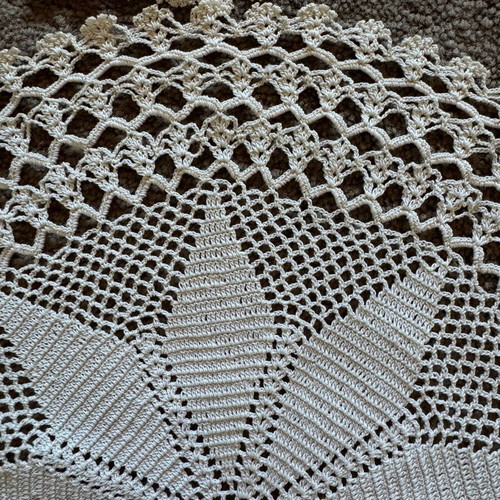Set of 9 handmade embroidery and lace used