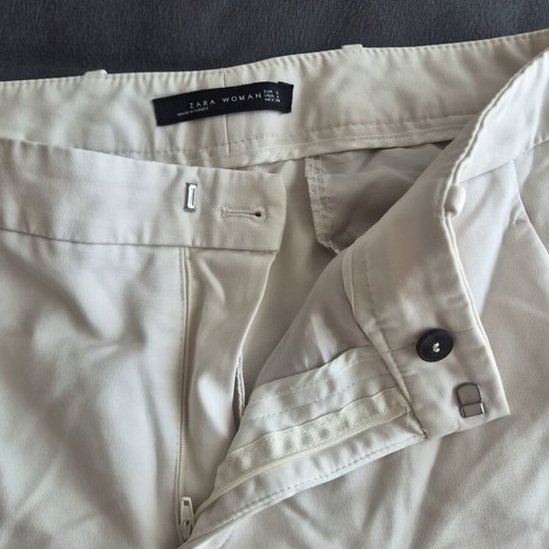 Zara white pants size L like new