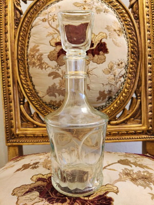 Γυάλινο μπουκάλι μεταχειρισμένο 0,5 L ρετρό, αντίκα, διακόσμηση