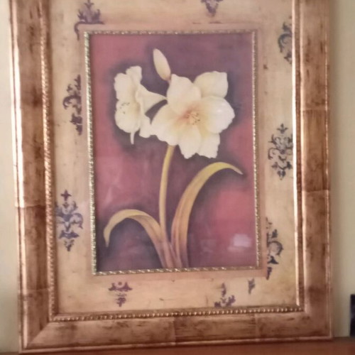 Price drop!! Large frame with antique frame.