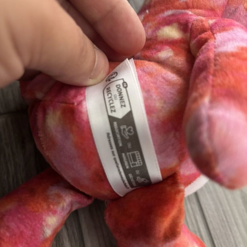 Care Bears Friend Bear plush like new, rare Tie-Dye edition