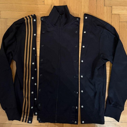 Adidas x Ivy Park 3-Stripes Track Jacket Size S like new black gold