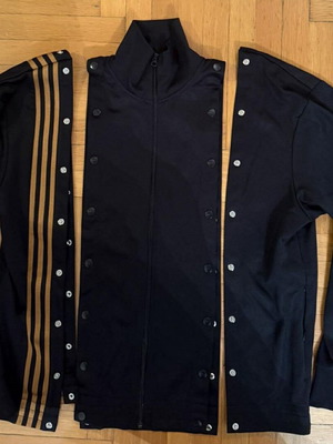 Adidas x Ivy Park 3-Stripes Track Jacket Size S like new black gold