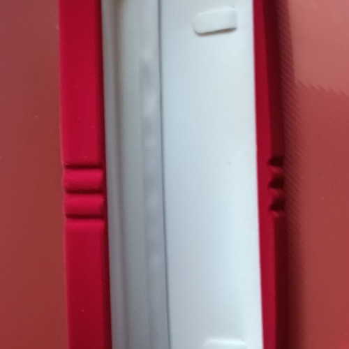 Velvet jewelry box empty like new, red