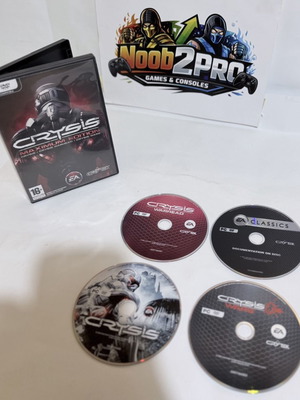 Crysis Maximum Edition PC DVD used, full 4-disc set