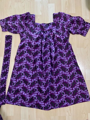 Soul Rebel dress like new, size M, purple print