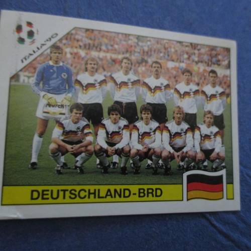 Panini Italia 90 sticker No.251 Germany team used
