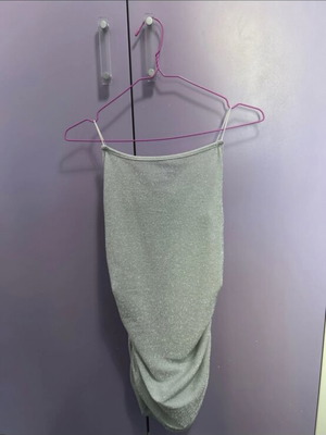 Dress with glitter Shein like new, gray, size M