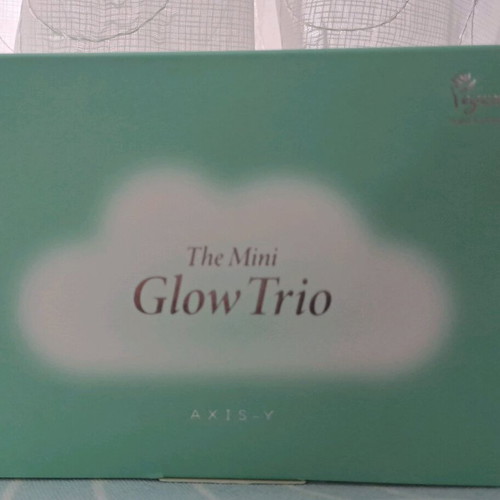 Axis-Y The Mini Glow Trio skincare set brand new