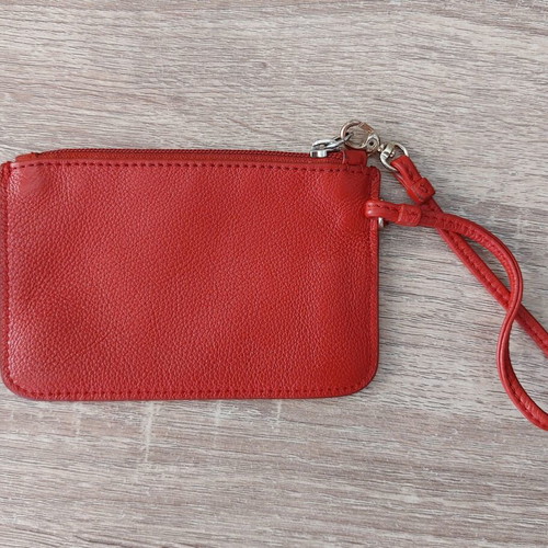 Coccinelle leather wallet, red