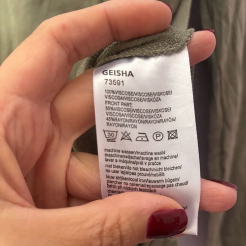 Geisha khaki shirt size XL or 42 used with defect