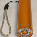 Led pocket flashlight used, small and convenient
