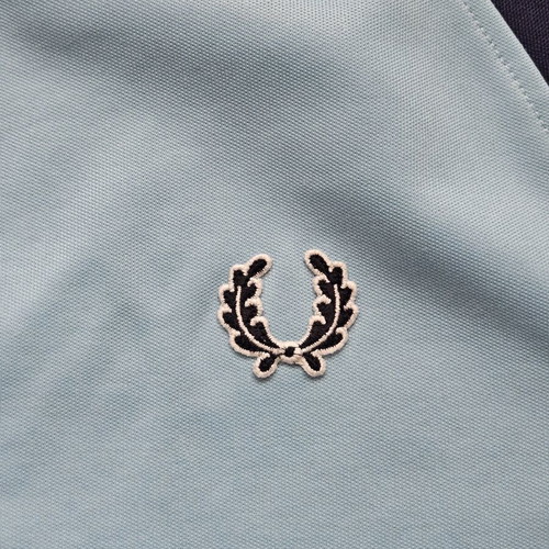 Fred Perry track jacket like new, blue and turquoise
