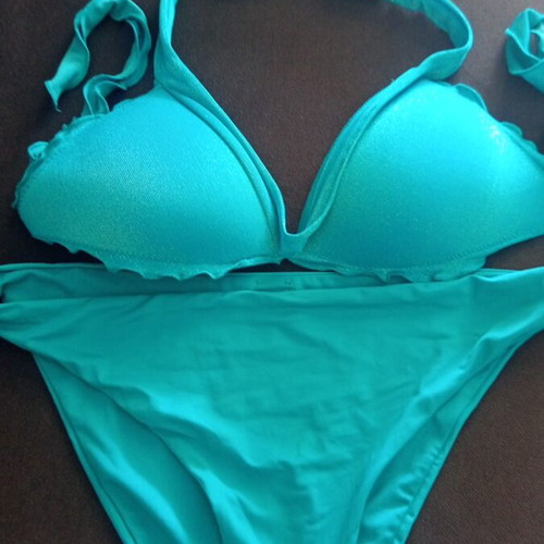 Calzedonia swimsuit turquoise like new, size M