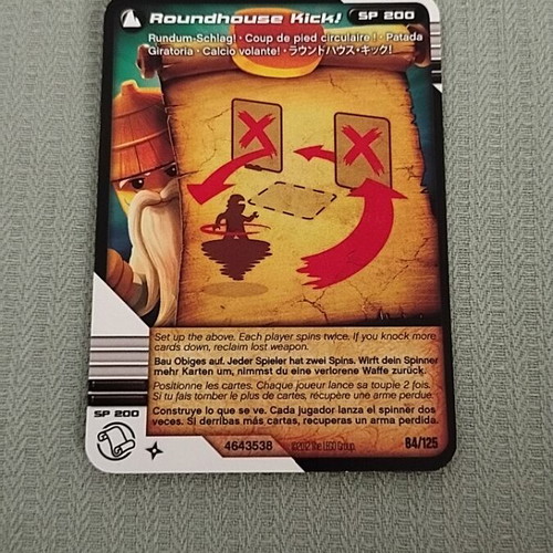 Lego Ninjago Roundhouse Kick card like new, authentic