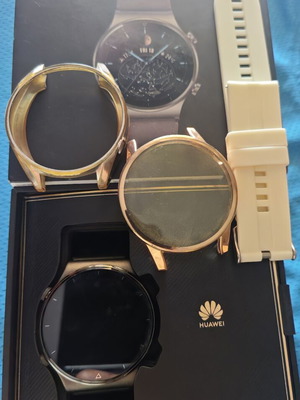 Huawei Watch GT 2 Pro Titanium 47mm like new, waterproof, heart rate monitor