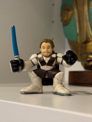 Star Wars Galactic Heroes Ben Obi Wan Kenobi figure used