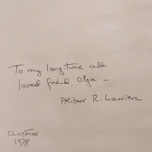 Living in the U.S.A. book in good condition signed by author