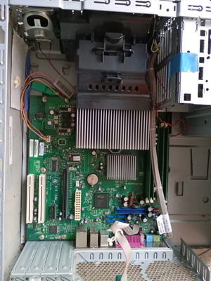 PC case and motherboard used IBM Lenovo ThinkCentre M52