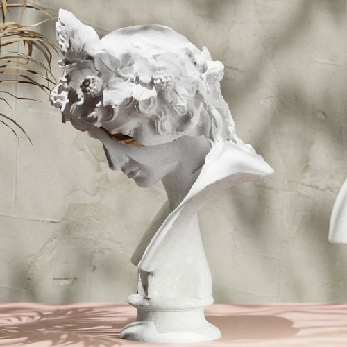 Antique Fusion bust new, modern abstract decorative sculpture