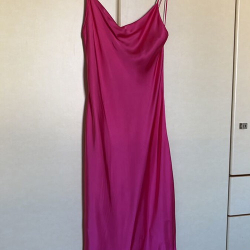 Massimo Dutti midi dress like new, fuchsia, size XS
