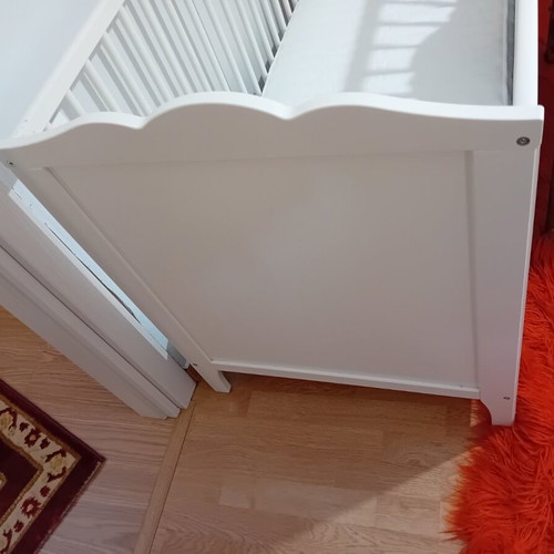 Ikea baby cot new white