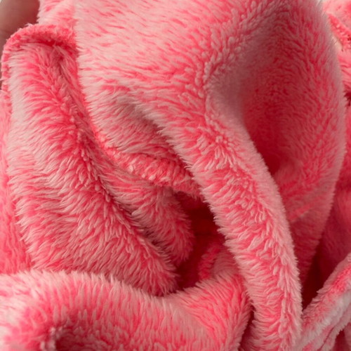 Girls' pink one-piece 5-6 years like new with fuzzy lining
