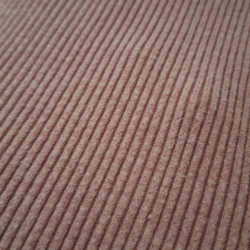 Ribbed pink blouse with high neck used, size S