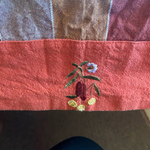 Tablecloth with squares like new, set 1.95x1.20 and 0.50x0.50