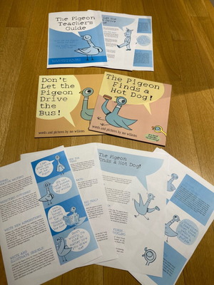 Mo Willems Pigeon book set with teachers guide brand new