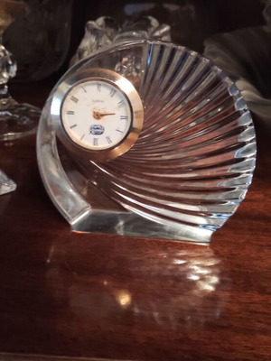 Bohemian crystal clock new
