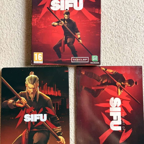 Sifu Vengeance Edition PS5 game with steelbook and art book