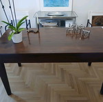 Dining table solid wood like new 160×80