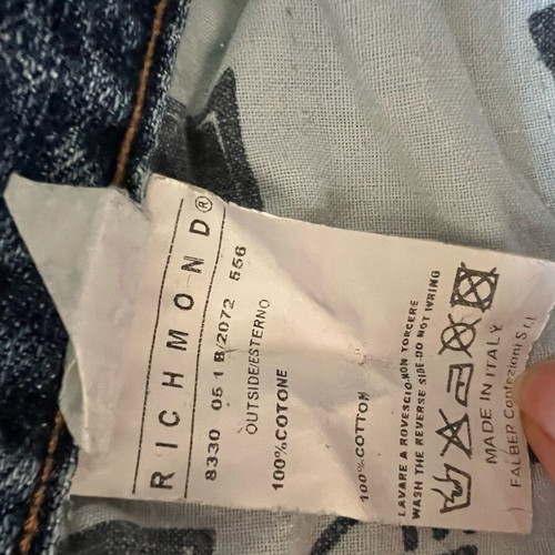 Richmond denim jeans XL like new, blue