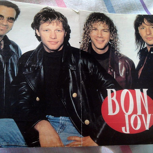 Bon Jovi & VIPS (Nassos Filoksenidis) poster used with signs of wear