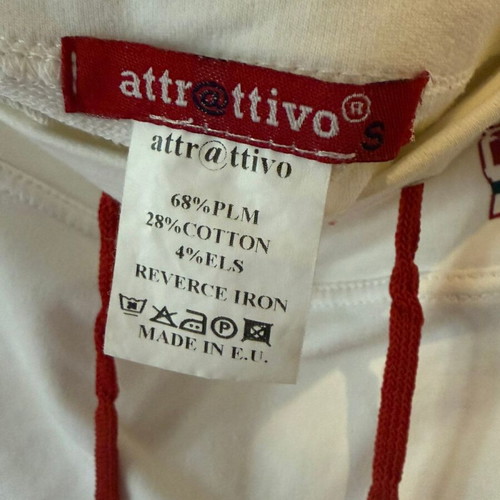 Attrattivo white mini sports skirt Small like new