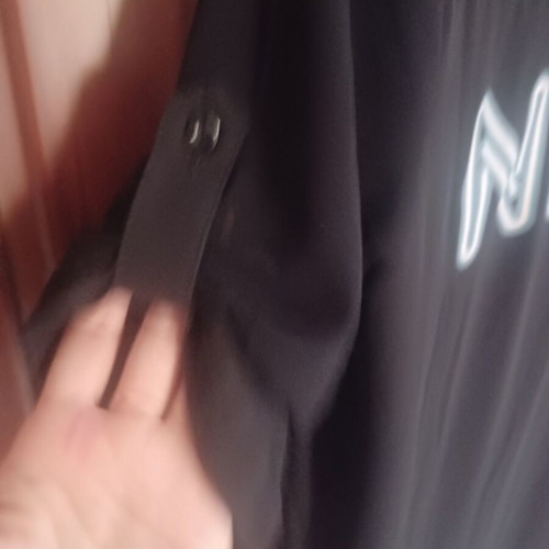 Long semi-transparent Cache Cache shirt like new, black, size S